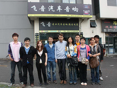 Chen Junlin, Technical Director of Rebec, Visits Jiangsu Automobile Audio Market